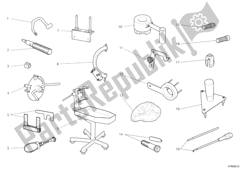 All parts for the Workshop Service Tools, Engine I of the Ducati Multistrada 1200 S Touring 2010